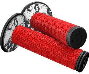 Scott Mellow Plus Donut Grip Motocross, Rouge, Taille unique