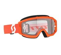 Scott Motocross Brille Primal Clear, Orange Weiß, 278598