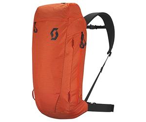 Scott Mountain Lot de 25 sacs à dos de randonnée à ski minimaliste, spacieux, 25 l, taille 25 l, couleur orange et noir, orange/noir