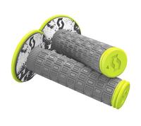 Scott MX Mellow Poignées De Guidon & Donuts De Poignée Gris/Jaune Fluo