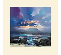 Scott Naismith MPPR45619 West Coast Blues III Montée d'impression, Papier, Multicolore, 40 x 40 cm