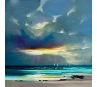 Scott Naismith (West Coast Blues II 85 x 85 cm Toile Imprimée