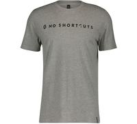 Scott No Shortcuts, t-shirt L Gris Clair/Noir Gris Clair/Noir
