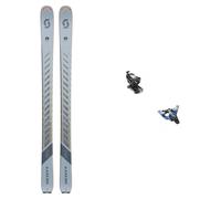 Scott - Packs skis de randonnée - Skis de randonnée - Pack WS Superguide 88 2025 pour Femme en Bois - Gris Gris 152 cm,160 cm,168 cm,144 cm