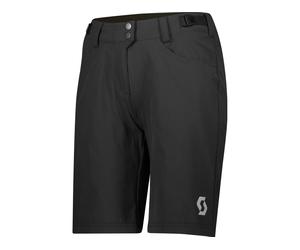 Scott Pantalons Courts Trail Flow avec Cuissard Intégré pour Dames noir