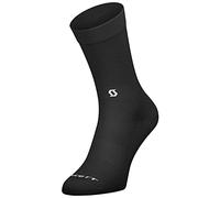 Scott Sports Chaussette Performance No Shortcuts Crew Noir/Blanc 39-41