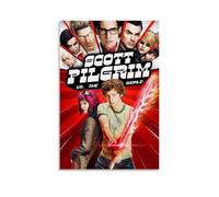 Scott Pilgrim Vs. The World, peintures décoratives haute définition, imperméables et résistantes aux taches, convient pour plusieurs scénarios dans les salons, chambres et bureaux. Style sans cadre 20
