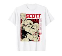 Scott Pilgrim Vs. The World Ramona and Scott Anime Poster T-Shirt