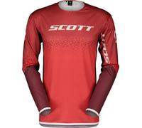 Scott Podium Pro Maillot de motocross rouge/gris, Rouge/Gris, Taille XL