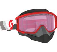 Scott Primal Camo Lunettes de neige blanches/rouges, blanc-rouge pour homme