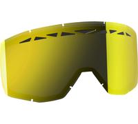 Scott Primal/Hustle/Tyrant/Split ACS Enhancer Snow Cross Lentille de remplacement, jaune miroir, Taille unique