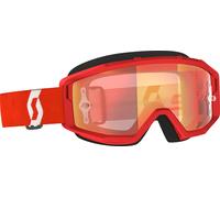 Scott Primal Lunettes de motocross, blanc-rouge pour homme
