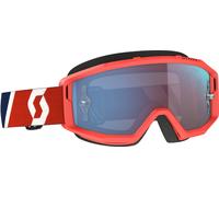 Scott Primal Lunettes de Motocross rouge/bleu, Rouge/Bleu, Taille unique