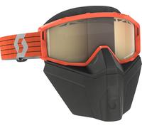 Scott Primal Safari Facemask Light Sensitive Lunettes de neige orange/grises, gris-orange pour homme