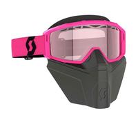 Scott Primal Safari Facemask Lunettes de Ski, Pink/Schwarz, Einheitsgröße