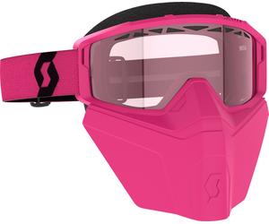 Scott Primal Safari Facemask Lunettes de ski, rose/noir, Taille unique