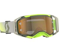 Scott Prospect 2.0 AMP Chrome Lunettes de motocross, Vert/jaune néon