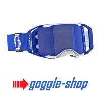 Scott Prospect 2.0 Lunettes Motocross - Bleu Blanc/Bleu Marche Lentille Miroir