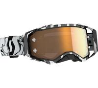 Scott Prospect Amplifier lunettes de motocross noir/blanc (Gold,One Size)