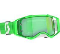 Scott Prospect Chrome Lunettes de motocross vertes / blanches, blanc-vert pour homme