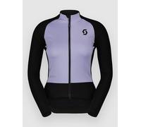 Scott Rc Pro Warm Hybrid Gore-tex Infinium™ Windstopper® Jacket Noir M Femme Black / Heather Purple