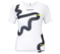 Scott T-shirt de running RC Run SS Tee W léger respirant manches courtes Femme Taille M Blanc/Noir