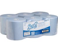 Scott rouleau d'essuie-mains Essential 6692 350m bleu 6 pcs/paquet