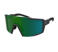 Scott Shield Disques de vitesse Lunettes de vélo Noir/Vert Chrome Mat