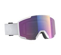 Scott Shield Lunettes de ski Blanc Taille unique - Couleur minérale Blanc - Enhancer Teal Chrome