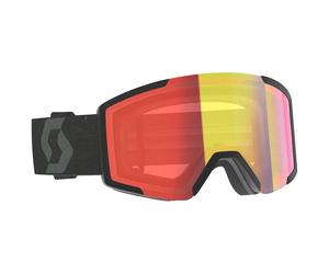 Scott - Shield Mineral Black Light Sensitive Red Chrome - Masque de Ski