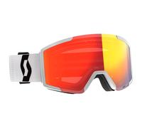 Scott - Shield Mineral White Black Amp Red Chrome - Masque de Ski