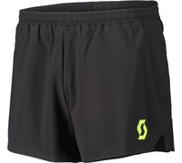 Scott - Short de course ultra-léger - RC Run Split Short M Black/Yellow pour Homme - Taille L - Noir Noir L