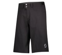 Scott - Short de VTT déperlant - Trail Flow W/Pad Shorts M Black pour Homme - Taille M - Noir Noir M