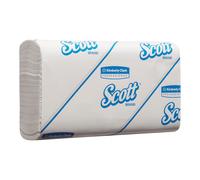 Scott Slimfold essuie mains simple épaisseur enchevêtrés 190 mm Blanc - Lot de 16 paquets 110 feuilles