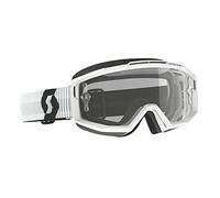 Scott Split OTG lunettes motocross blanches/noires (White/Black,One Size)