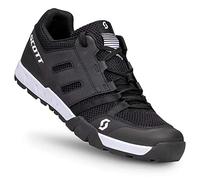 SCOTT Sport Crus-r Flat Lace VTT Trekking Chaussures de vélo Noir/Blanc 2025 : Taille : 46