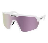 SCOTT Sport Shield White Matt Amp Lavender Chrome S3 - Mixte - Blanc - taille Unique- modèle 2026