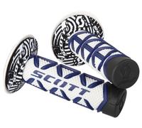 Scott Sports 219626-1006 Blue/White Diamond Motorcycle Grips by Sports