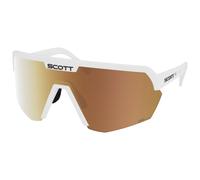 Scott - Sunglasses Sport Shield Light Senisitive S1-3 - Lunettes vélo - white matt / glas amp gold chrome