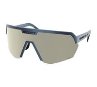 Scott - Sunglasses Sport Shield S2 - Lunettes vélo - metallic blue / glas amp white chrome