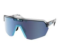 Scott Sport Shield Sunglasses Clair Amplifier Beryl Blue Chrome/CAT3 Black Neon Blue