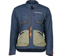 Scott Superlight Blouson textile de moto, vert-bleu-brun, taille XS pour homme