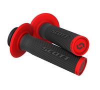Scott SX II Lock On Poignées Guidon Set Noir/Rouge