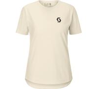 Scott - T-shirt de VTT en coton biologique stretch et léger - Vertic DRI SS Tee W Cotton White pour Femme en Coton - Taille M - Blanc Blanc M