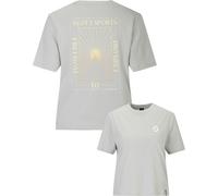 Scott - T-shirt en coton organique - Graphic SS Tee W Spray Grey pour Femme en Coton - Taille M - Gris Gris M