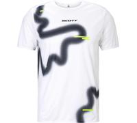 Scott - T-shirt léger et respirant - RC Run SS Tee M White/Black pour Homme - Taille XL - Noir Noir XL