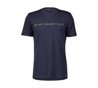 Scott No Shortcuts, t-shirt M Bleu Foncé/Gris Clair Bleu Foncé/Gris Clair