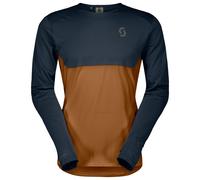 Scott - Tee Endurance Tech L/S - T-shirt de running - L - dark blue / bread brown