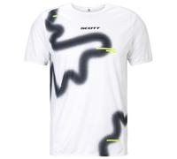 Scott T-shirt de running RC Run SS manches courtes – léger et respirant – Blanc/Noir Homme Taille S