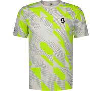 SCOTT Tee Rc Run Ss - Homme - Blanc / Jaune - taille L- modèle 2025